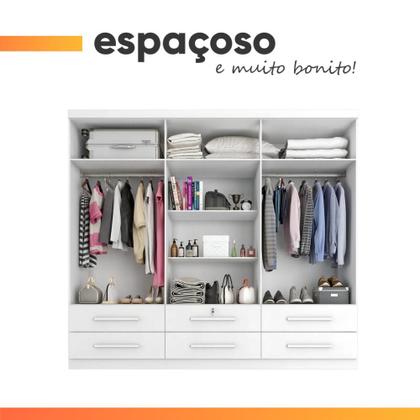 Imagem de Guarda Roupas Casal 6 Portas 6 Gavetas Maximus Zanzini