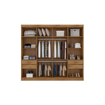 Guarda Roupas Casal 8 Portas e 4 Gavetas 1684 Araplac - Guarda