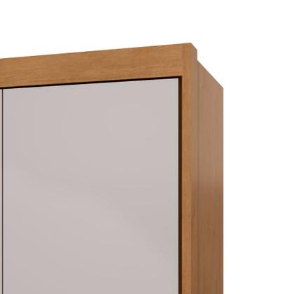 Imagem de Guarda-Roupas Casal Aries 6 Portas 5 Gavetas sem Espelho com Pés - Lopas