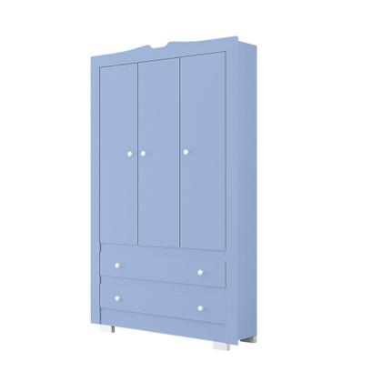 Imagem de Guarda-Roupas Infantil Happy 100% MDF Tuboarte 3 Portas 2 Gavetas