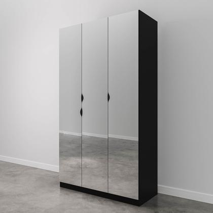 Imagem de Guarda Roupas Modulado com Espelho 3 Portas com Cabideiro Hera CabeCasa MadeiraOriginals