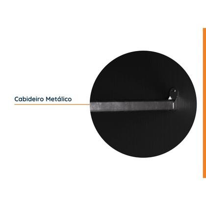 Imagem de Guarda Roupas Modulado com Espelho 3 Portas com Cabideiro Hera CabeCasa MadeiraOriginals