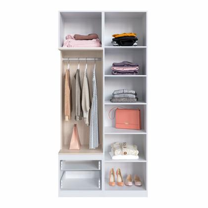 Imagem de Guarda Roupas Modulado com prateleiras e cabide FREE Be mobiliário