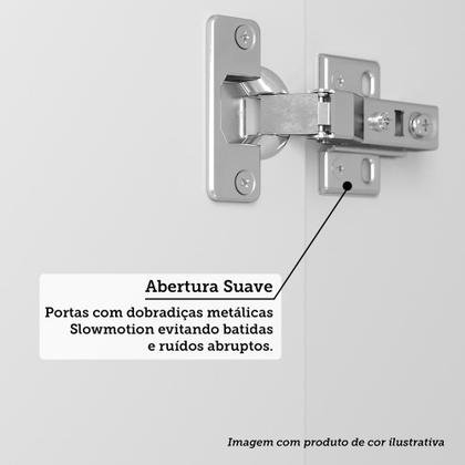 Imagem de Guarda Roupas Modulado de Canto Diagonal 3 Peças com 5 Portas e 4 Gavetas Alpes Luciane Móveis