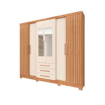 Imagem de Guarda-Roupas Paris New 6 Portas e 3 Gavetas Atualle