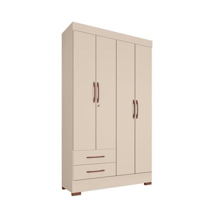 Imagem de Guarda-Roupas Porto Rico 100% MDF Tuboarte 4 Portas 2 Gavetas