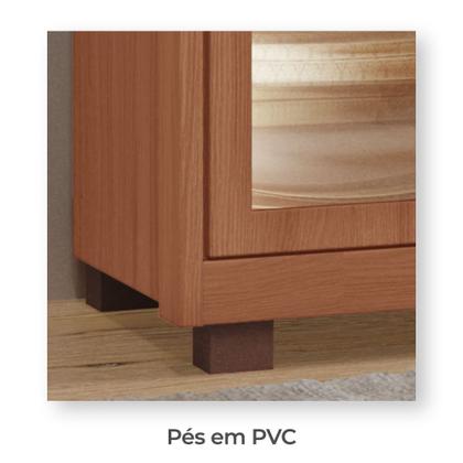Imagem de Guarda-Roupas Reflecta 100% MDF Tuboarte 4 Portas 6 Gavetas c/ Kit de Espelhos e Pés
