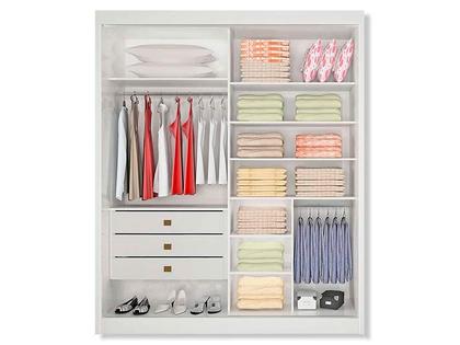 Imagem de Guarda-Roupas Solteiro 2 Portas c/ Espelho Versátil