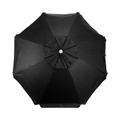 Imagem de Guarda-Sol Bagum Aluminio Articulado Vareta Fibra- 2,0 M Preto