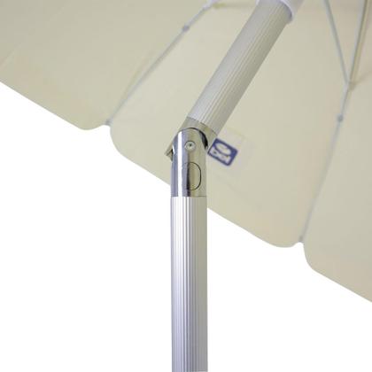 Guarda-Sol Bagum Articulado Vareta Fibra 2,0 M- Bege - Bel Imagem de Guarda-Sol Bagum Articulado Vareta Fibra 2,0 M- Bege
