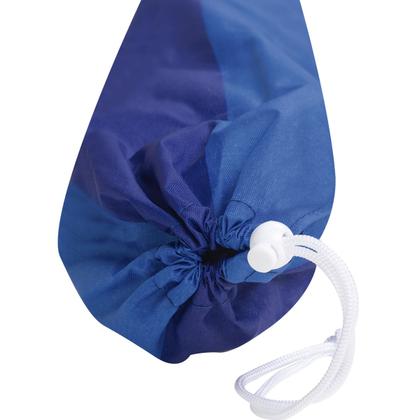 Imagem de Guarda-Sol FPS 100 2,40M Grande + 2 Cadeiras de Praia Alta Lazy em Alumínio Azul Marinho