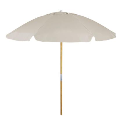 Imagem de Guarda-Sol Guarapari em Bagum e Haste de Madeira 2,00m Cores Sortidas Bel