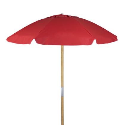 Imagem de Guarda-Sol Guarapari em Bagum e Haste de Madeira 2,00m Cores Sortidas Bel