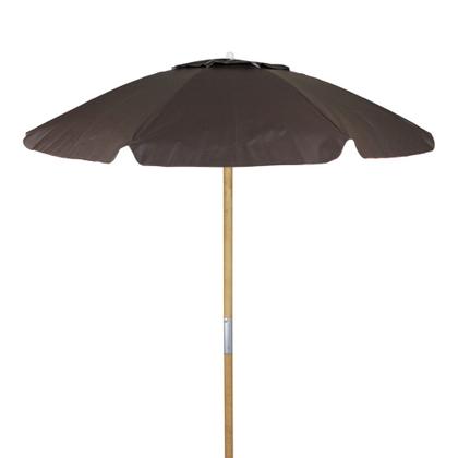 Imagem de Guarda-Sol Guarapari em Bagum e Haste de Madeira 2,00m Cores Sortidas Bel