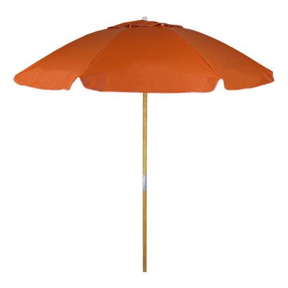 Imagem de Guarda-Sol Guarapari em Bagum e Haste de Madeira 2,00m Cores Sortidas Bel