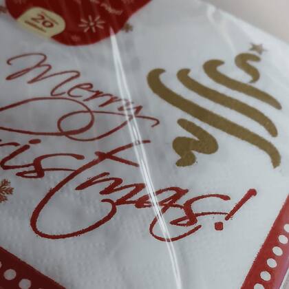 Imagem de Guardanapo De Papel C/20 Un 25x25cm Decorativo Mesa Natal