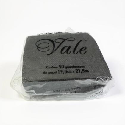 Imagem de Guardanapo De Papel Preto luxo Descartável c/50un festa