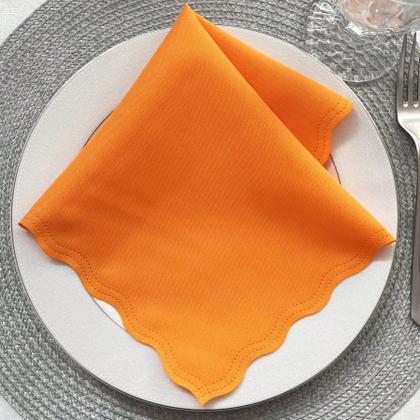 Imagem de Guardanapo de Tecido Oxford Kit 10 Unidades 33cm Corte a Laser e Cores Variadas Mesa Posta