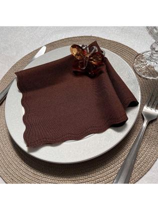 Imagem de Guardanapo de Tecido Oxford Kit 10 Unidades 33cm Corte a Laser e Cores Variadas Mesa Posta