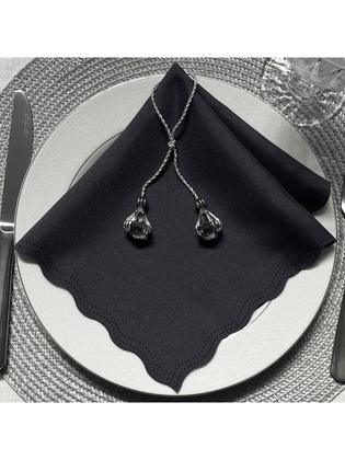 Imagem de Guardanapo de Tecido Oxford Kit 10 Unidades 33cm Corte a Laser e Cores Variadas Mesa Posta