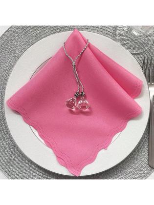 Imagem de Guardanapo de Tecido Oxford Kit 10 Unidades 33cm Corte a Laser e Cores Variadas Mesa Posta