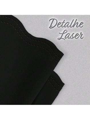 Imagem de Guardanapo de Tecido Oxford Kit 10 Unidades 33cm Corte a Laser e Cores Variadas Mesa Posta