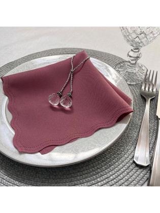 Imagem de Guardanapo de Tecido Oxford Kit 10 Unidades 33cm Corte a Laser e Cores Variadas Mesa Posta