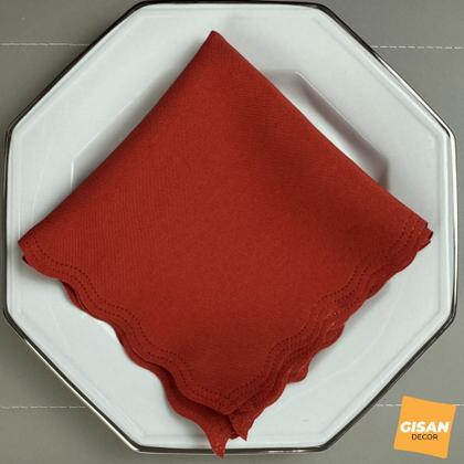 Imagem de Guardanapo de Tecido Oxford Kit 10 Unidades 33cm Corte a Laser e Cores Variadas Mesa Posta