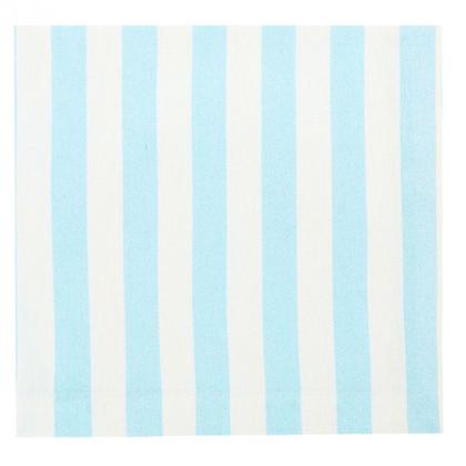 Imagem de Guardanapo Listra Azul Bebê 33x33 Silver - 20 Un