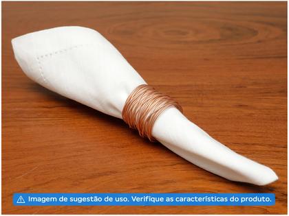 Imagem de Guardanapo Off-White Ponto Ajour Algodão Luxo 40x40cm Wolff