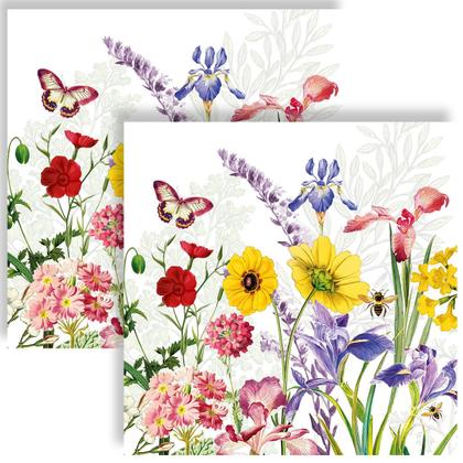 Imagem de Guardanapo para Decoupage 33x33 Borboleta e Folres Imagination C/2