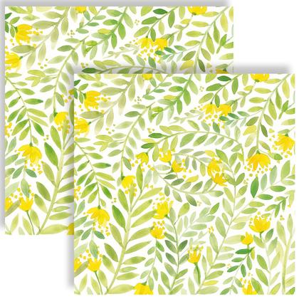 Imagem de Guardanapo para Decoupage 33x33 Flores Amarelas C/2