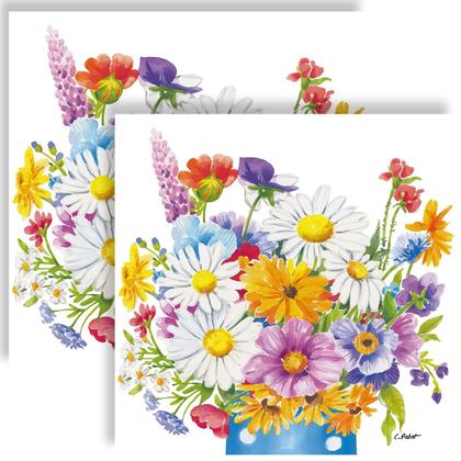Imagem de Guardanapo para Decoupage 33x33 Vaso de Flores C/2