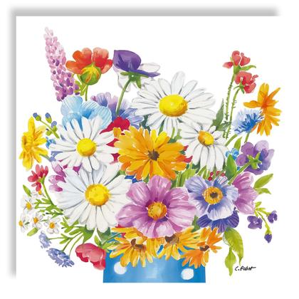 Imagem de Guardanapo para Decoupage 33x33 Vaso de Flores C/2