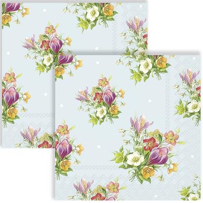 Imagem de Guardanapo para Decoupage Ihr 33x33 Flor Buque de Primavera C/ 20 Unidade