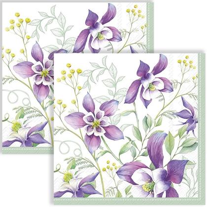 Imagem de Guardanapo para Decoupage Ihr 33x33 Flores Verão C/ 2 Unidades