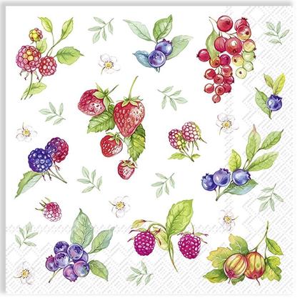 Imagem de Guardanapo para Decoupage Ihr 33x33 Frutas Verdes C/ 20 Unidade