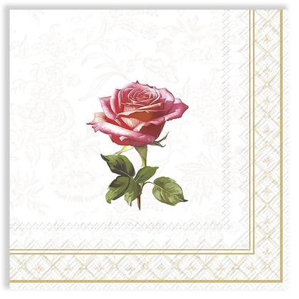 Imagem de Guardanapo para Decoupage Ihr 33x33 Rosas Rainha Elegante C/ 20 Unidade