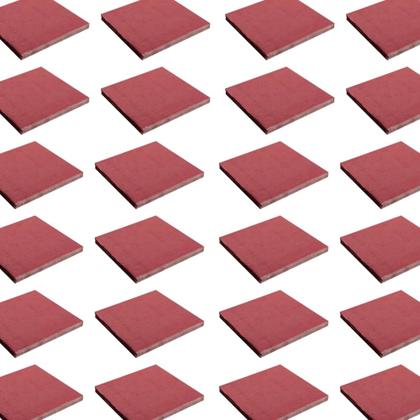 Imagem de Guardanapo Silver 33x33cm Relevo Vermelho 20un