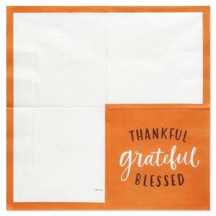 Imagem de Guardanapos de almoço American Greetings Thankful, 50 unidades, 16,5 cm