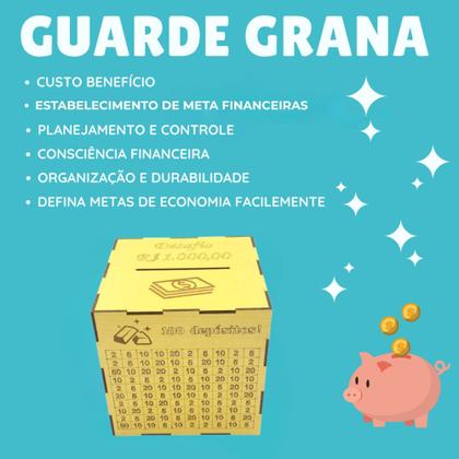 Imagem de Guardar Dinheiro Cofre Desafio 1000 5000 10000 20000
