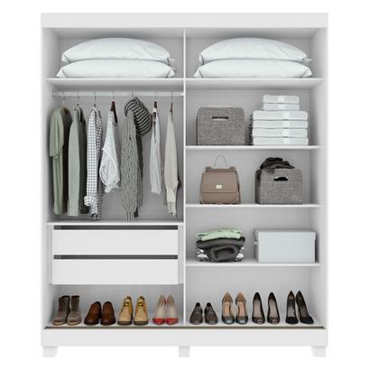 Imagem de GuardaRoupa 2 Portas de Correr Easy Light com Pés Branco