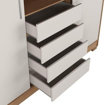 Imagem de GuardaRoupa Italo Casal 2 Portas de Correr com Espelho