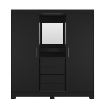 Imagem de GuardaRoupa Italo Casal 2 Portas de Correr com Espelho