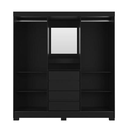 Imagem de GuardaRoupa Italo Casal 2 Portas de Correr com Espelho