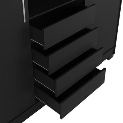 Imagem de GuardaRoupa Italo Casal 2 Portas de Correr com Espelho