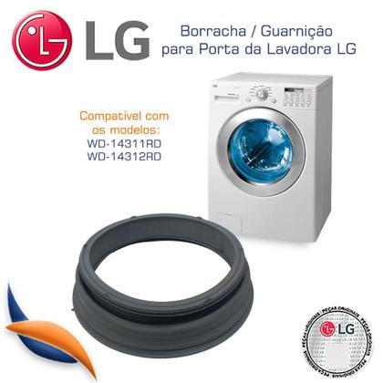 Imagem de Guarnição Borracha Lavadora LG 4986er1003a Wd-14311 Wd-14312 // 4986er1005a
