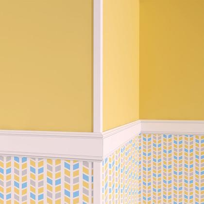 Imagem de Guarnição Canto Cp20 Perfil de Poliestireno HD Homestar - caixa com 6 m - Branco