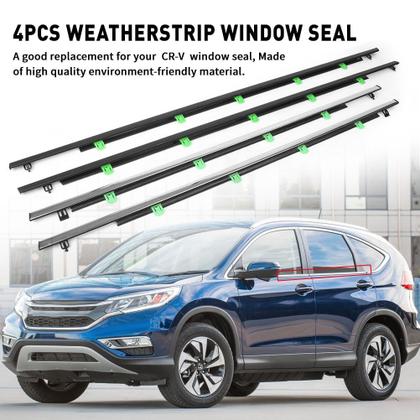 Imagem de Guarnição de moldagem de janela Weatherstrip para Honda CR-V 2007-2011