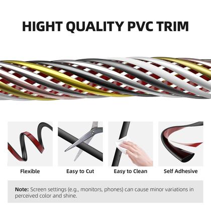 Imagem de Guarnição de moldagem de parede Peel and Stick JSIWOTH 26,2 pés em forma de D